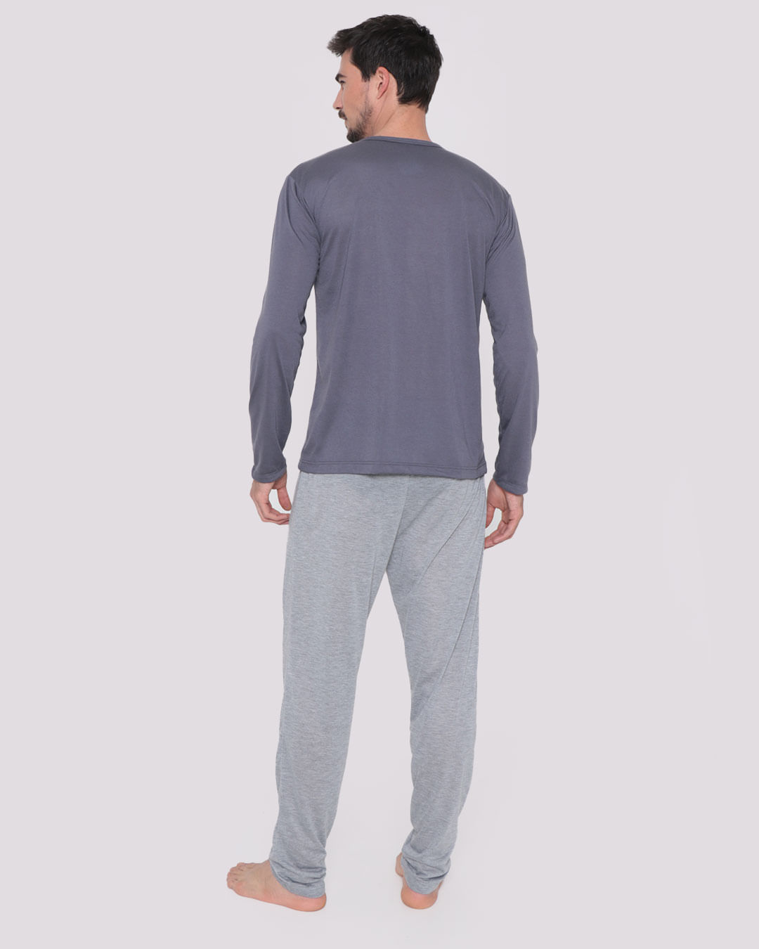 Pijama-Ml-Gola-V-67495---Cinza-Escuro