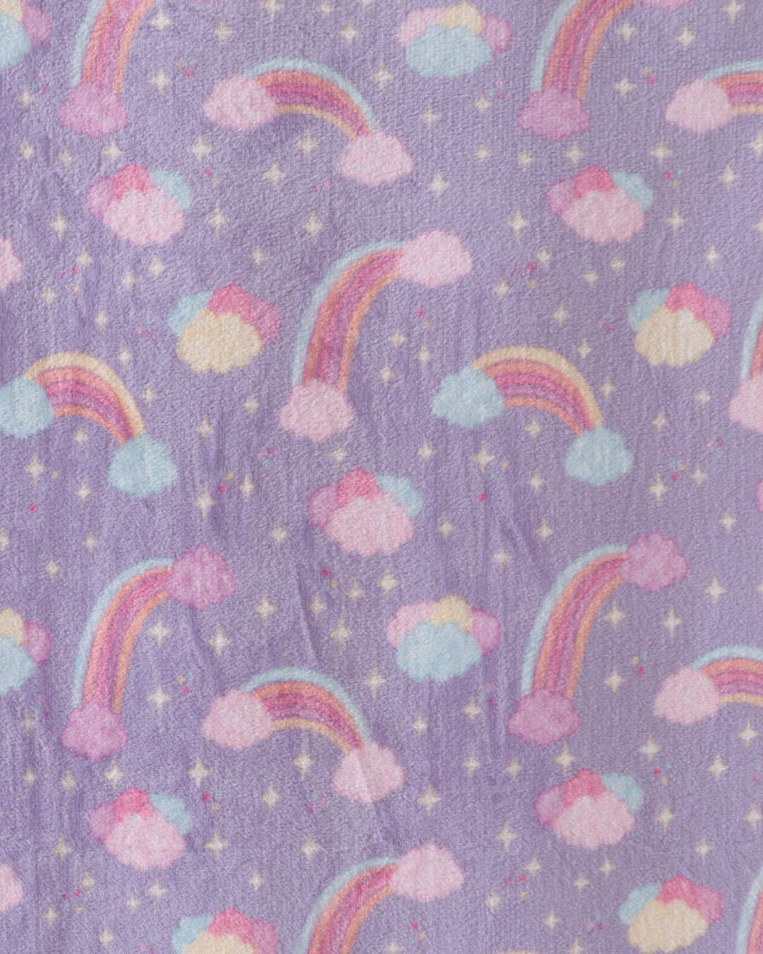 Manta-Infantil-Flannel-Rainbow-Lil---Lilas-Claro