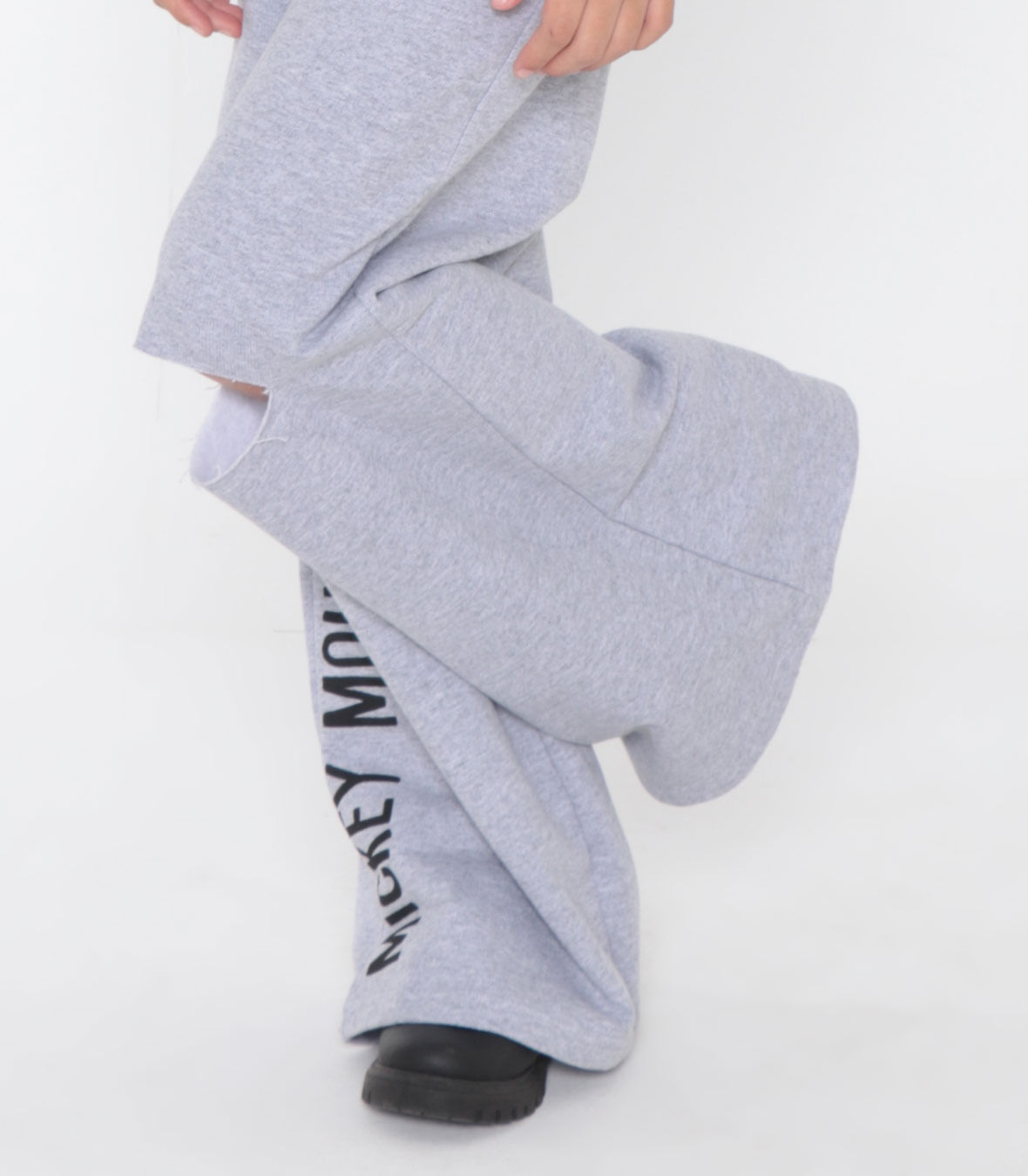 Calca-Mol-Tral531-Mickey-Fem1016---Cinza-Claro