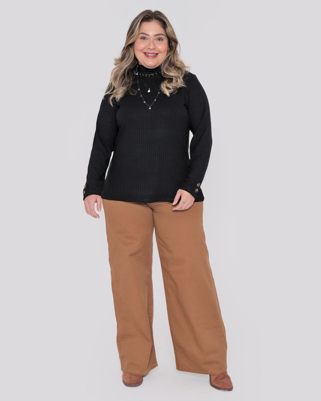 Blusa-Pl1818-Canelada-Gola-Alta-Ml---Preto