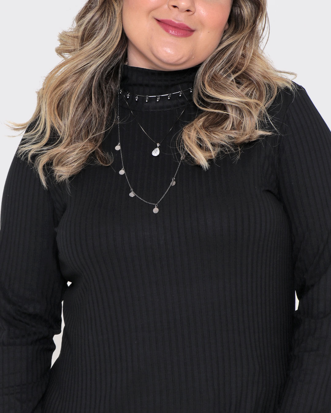 Blusa-Pl1818-Canelada-Gola-Alta-Ml---Preto