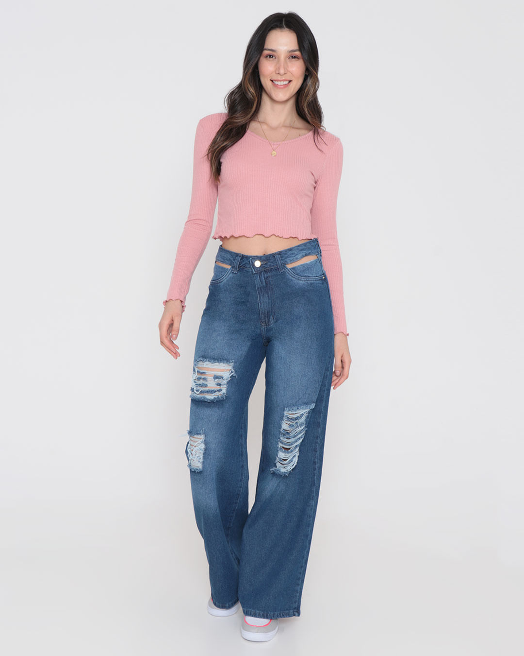 Blusa-Ml-Canel-Dec-V-Overloq-22297---Rosa-Claro