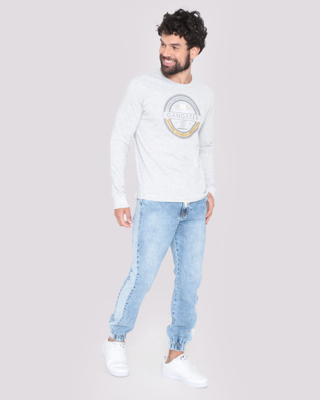 Camiseta--Gansgter-10020406-M-Pgg---Mescla-Claro