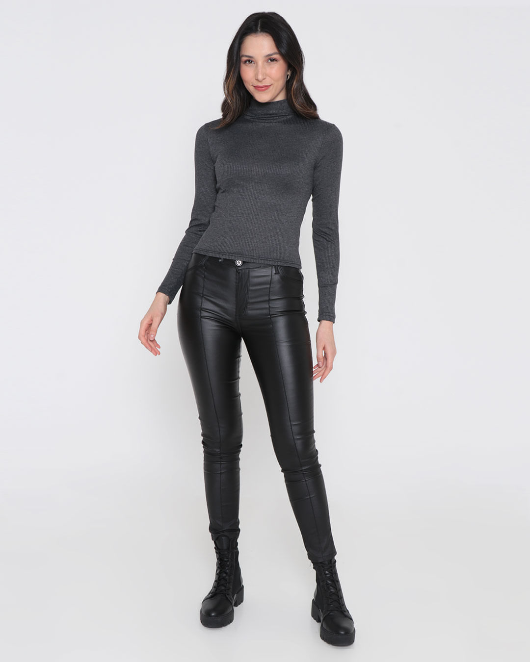 Blusa-Ml-Canelada-Gola-Alta-8387rl---Cinza-Escuro