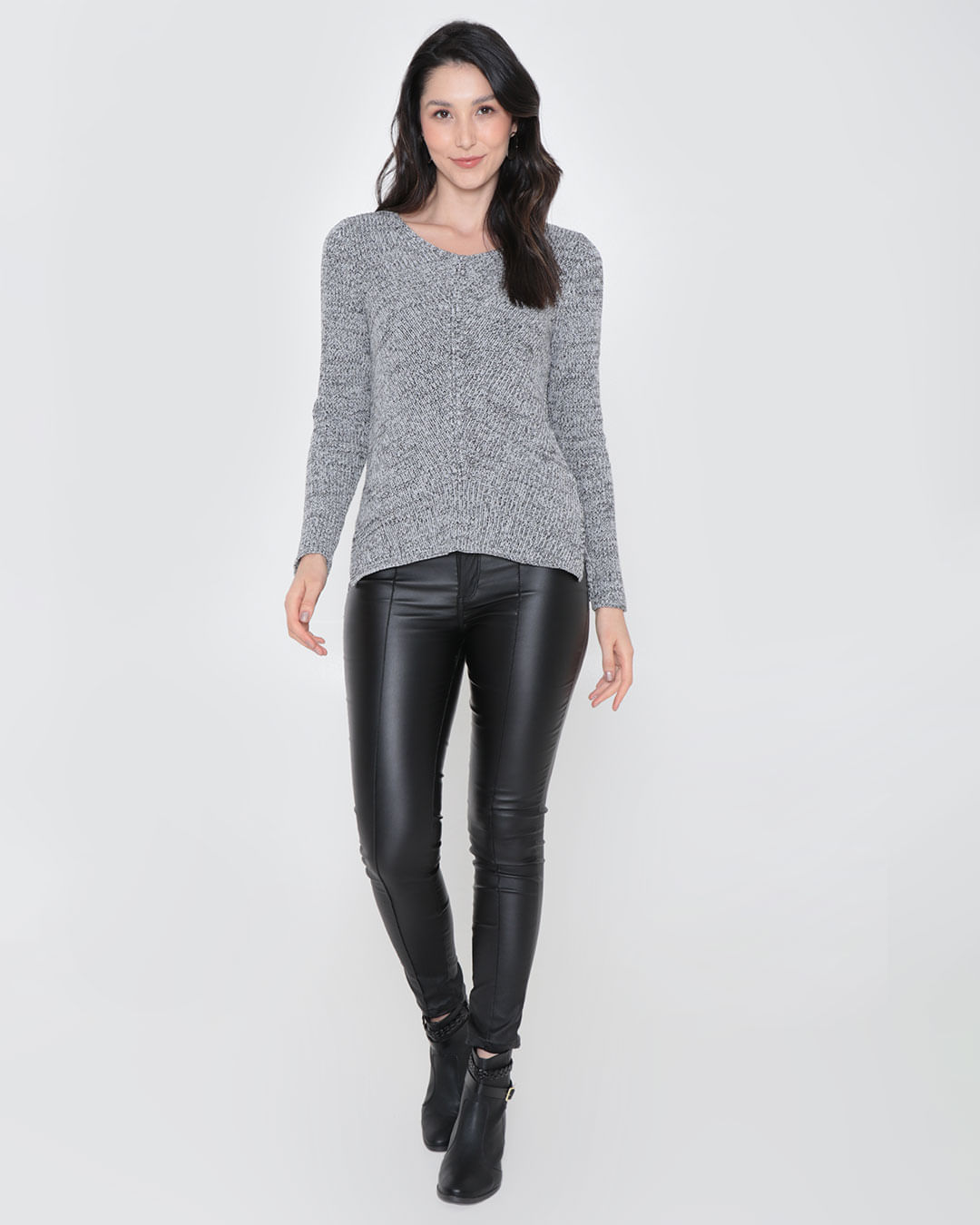 Blusa-Tricot-Cy8596-Gola-V---Mescla-Claro