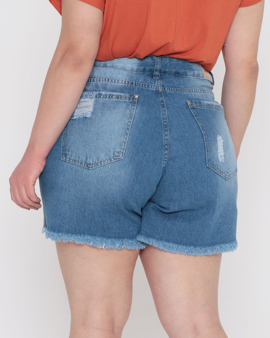 Short-35993-Jeans-Desfiado-Fem-Tg---Blue-Jeans-Claro