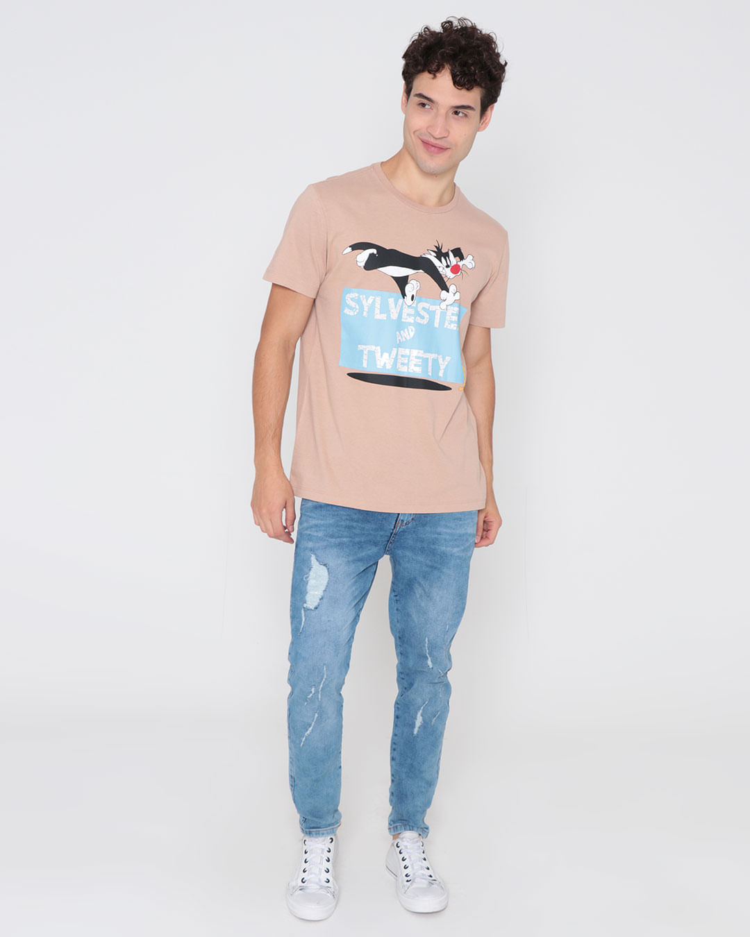 Camiseta-Frajola-Trw121172---Marrom-Claro