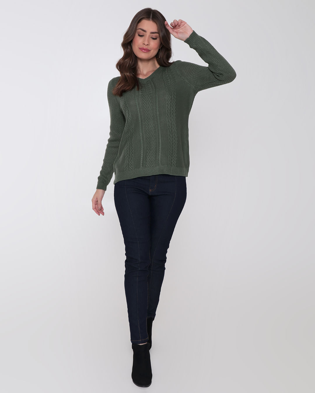 Blusa-Tricot-Cy8872-Gola-V---Verde-Medio
