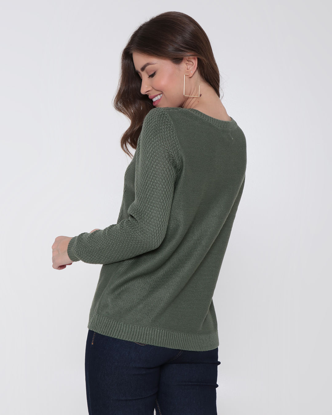 Blusa-Tricot-Cy8872-Gola-V---Verde-Medio