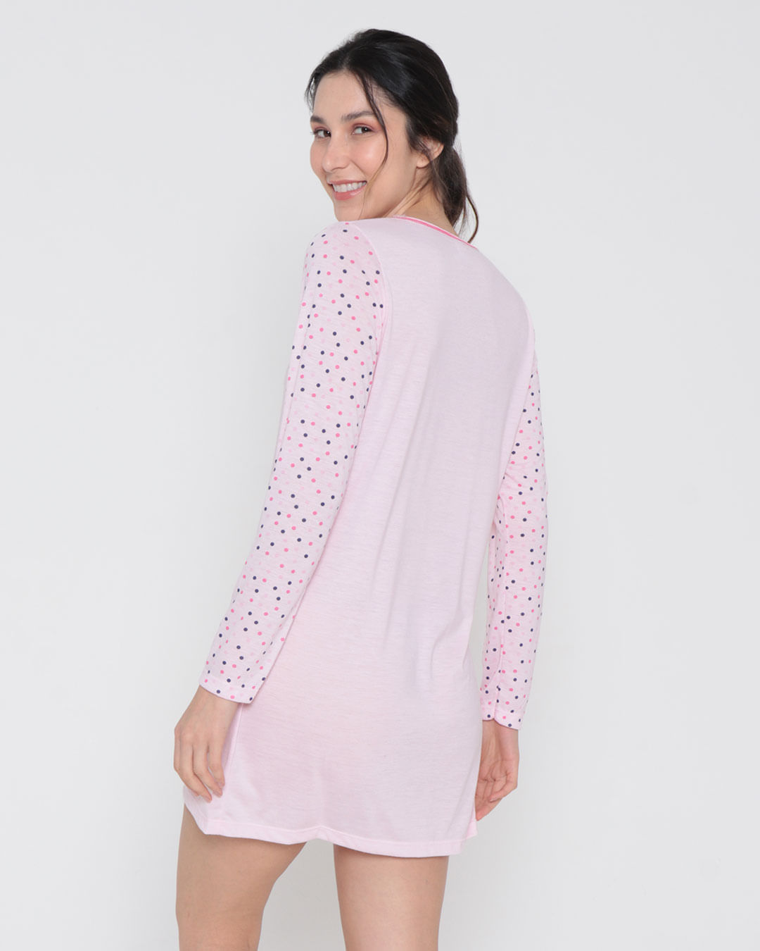 Camiso-Ml-Urso-E-Poa-Color23004---Rosa-Claro