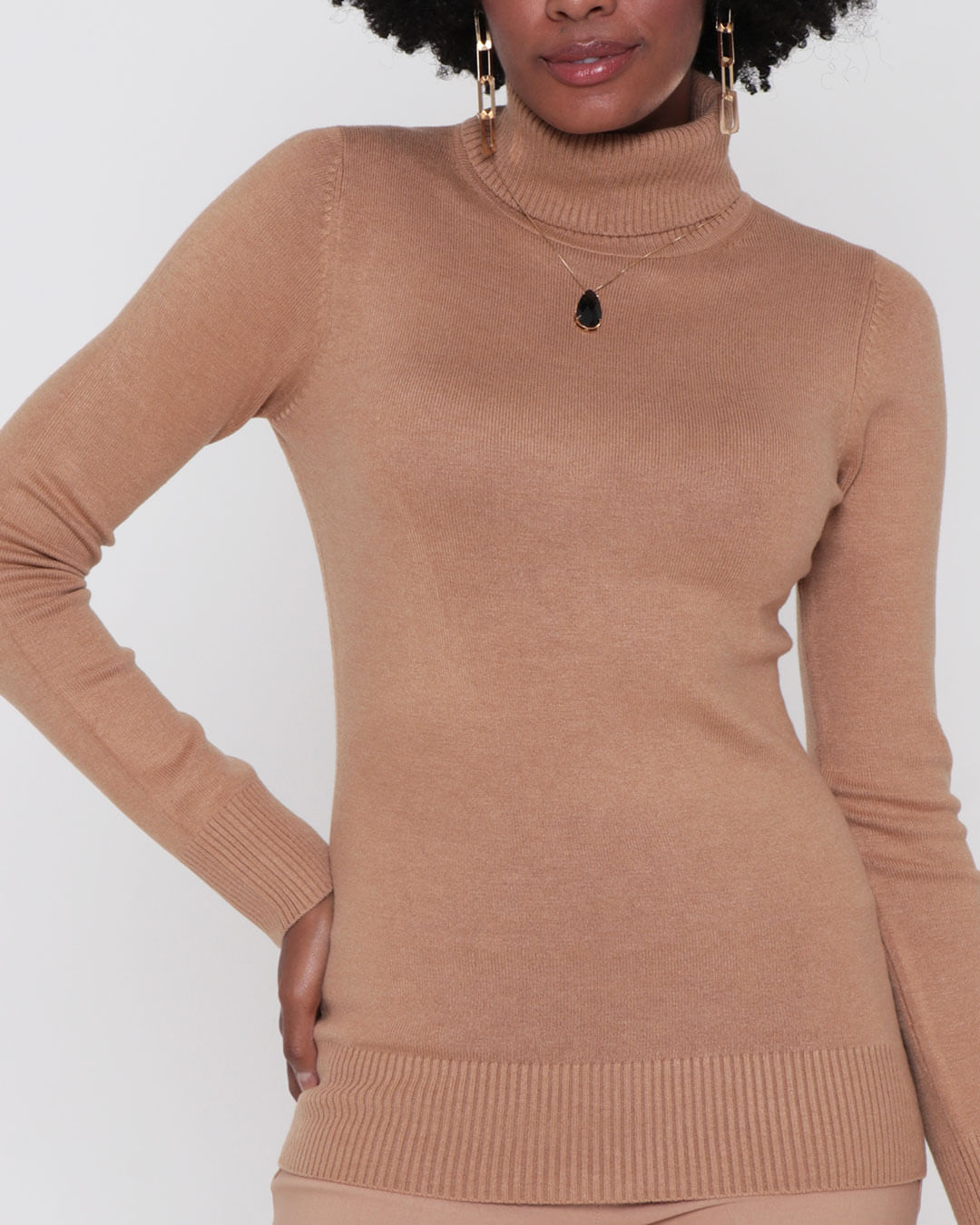 Blusa-Tricot-Cy8706-Gola-Alta---Bege-Medio