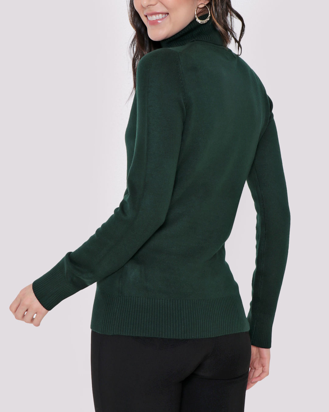 Blusa-Tricot-Cy8706-Gola-Alta---Verde-Escuro