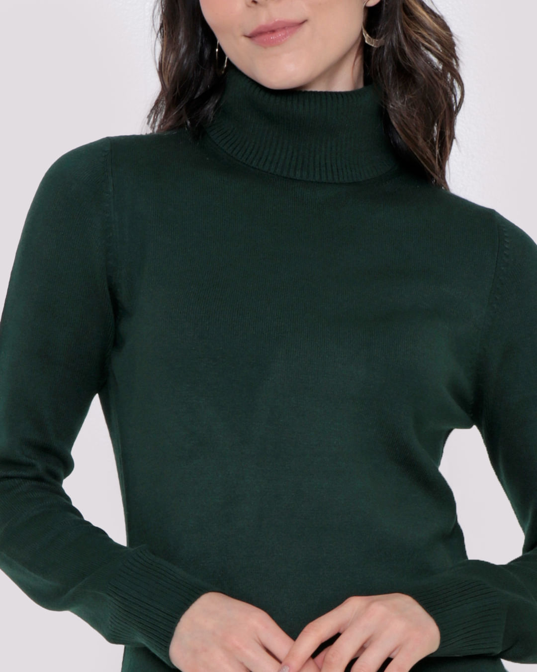 Blusa-Tricot-Cy8706-Gola-Alta---Verde-Escuro