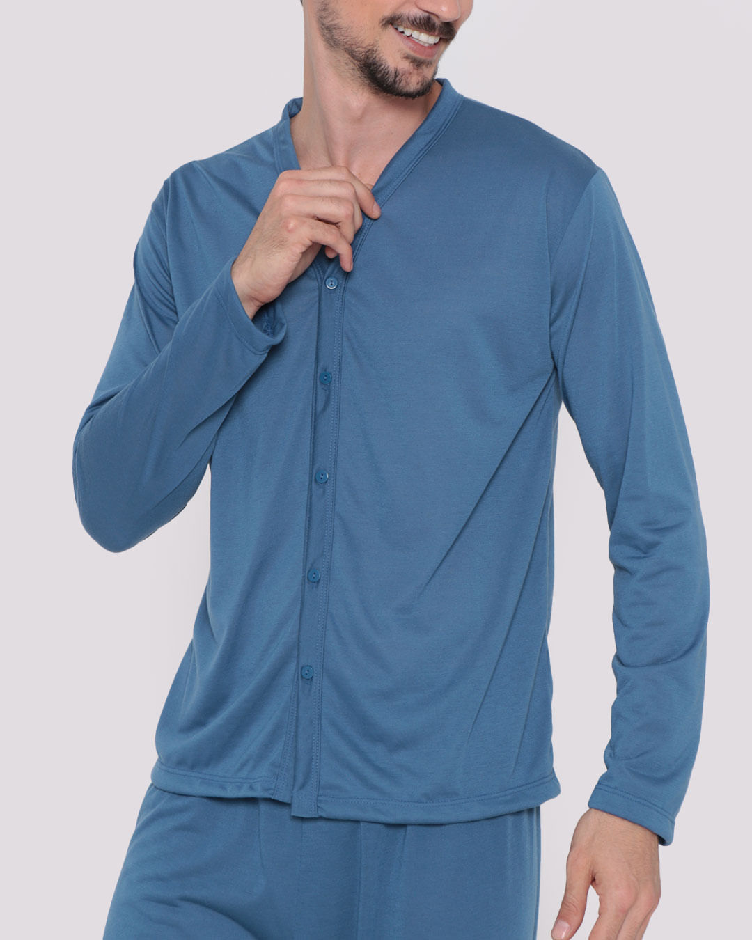 Pijama-Ml-Aberto-67500---Azul-Escuro