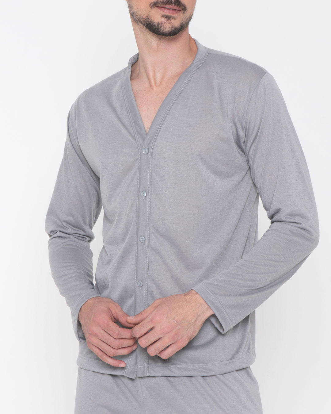 Pijama-Ml-Aberto-67500---Cinza-Claro