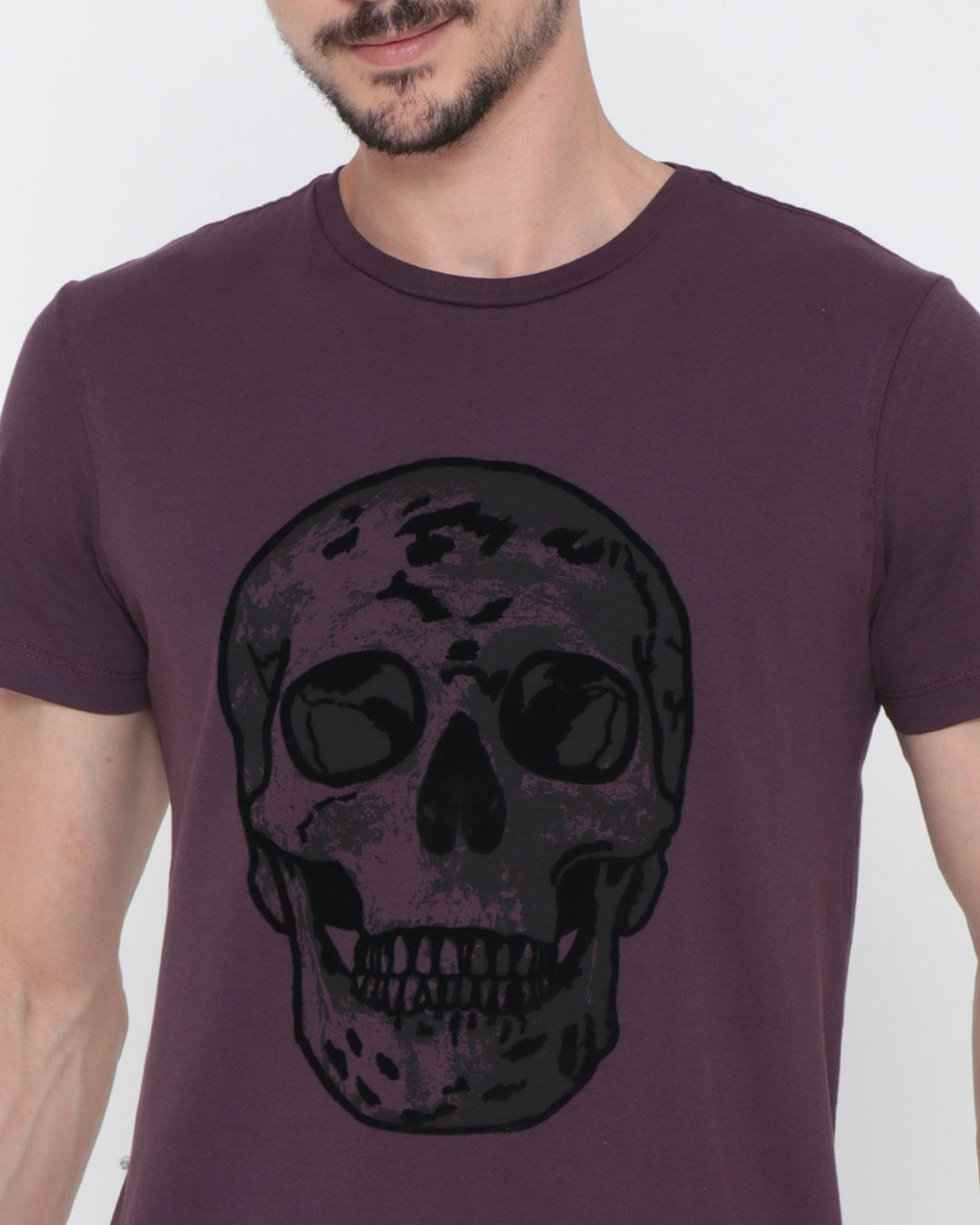 Camiseta-Caveira-00002-Floc-Pgg---Vinho
