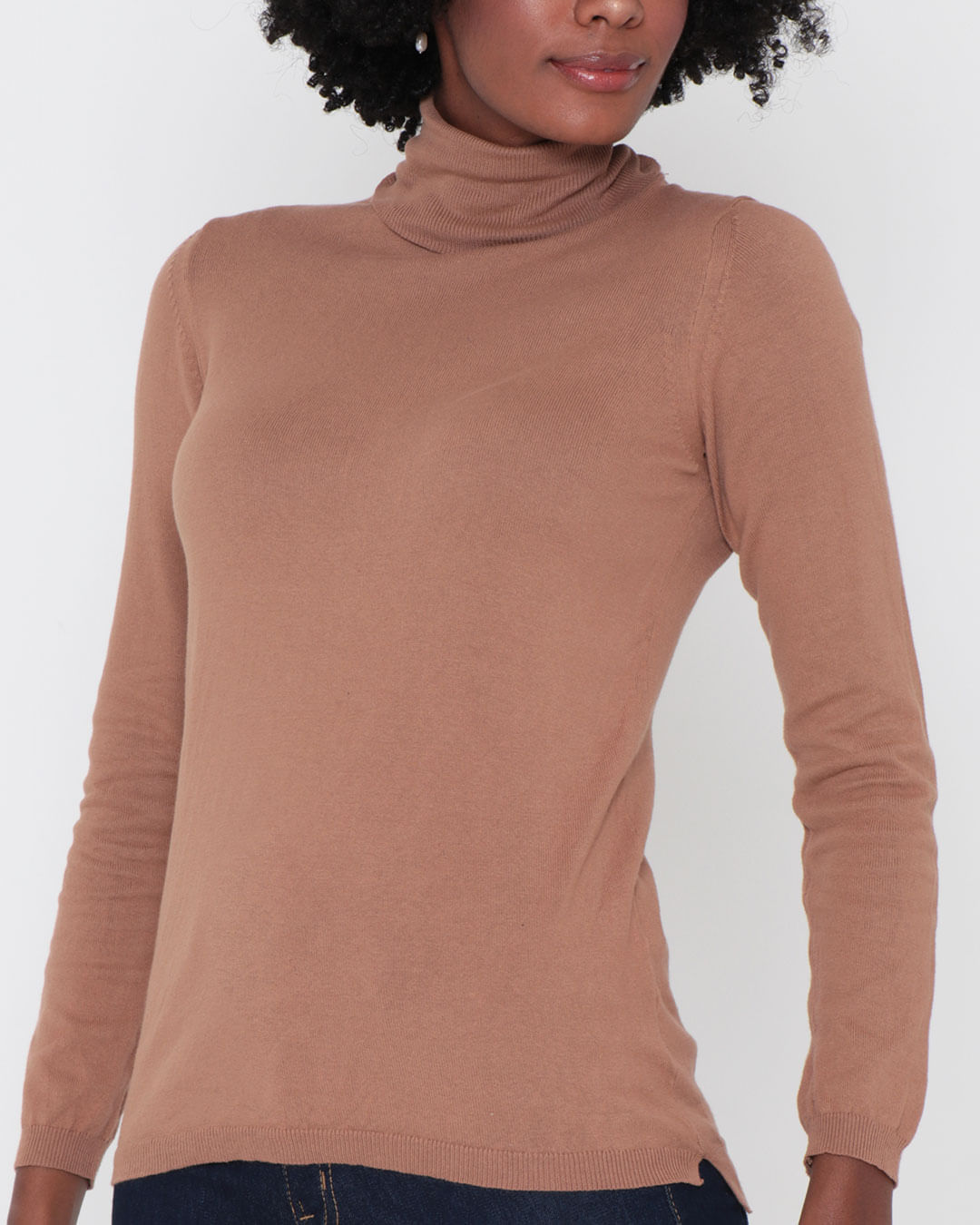 Blusa-Cy9365-Tricot-Gola-Alta---Bege-Escuro