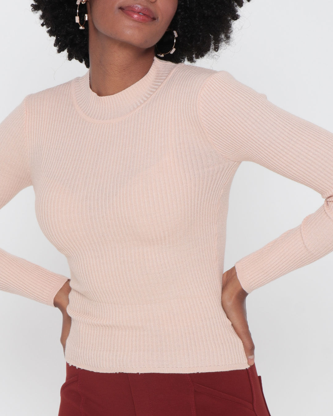 Blusa-Tricot-Cy-8955-Gola-Redonda---Bege-Claro