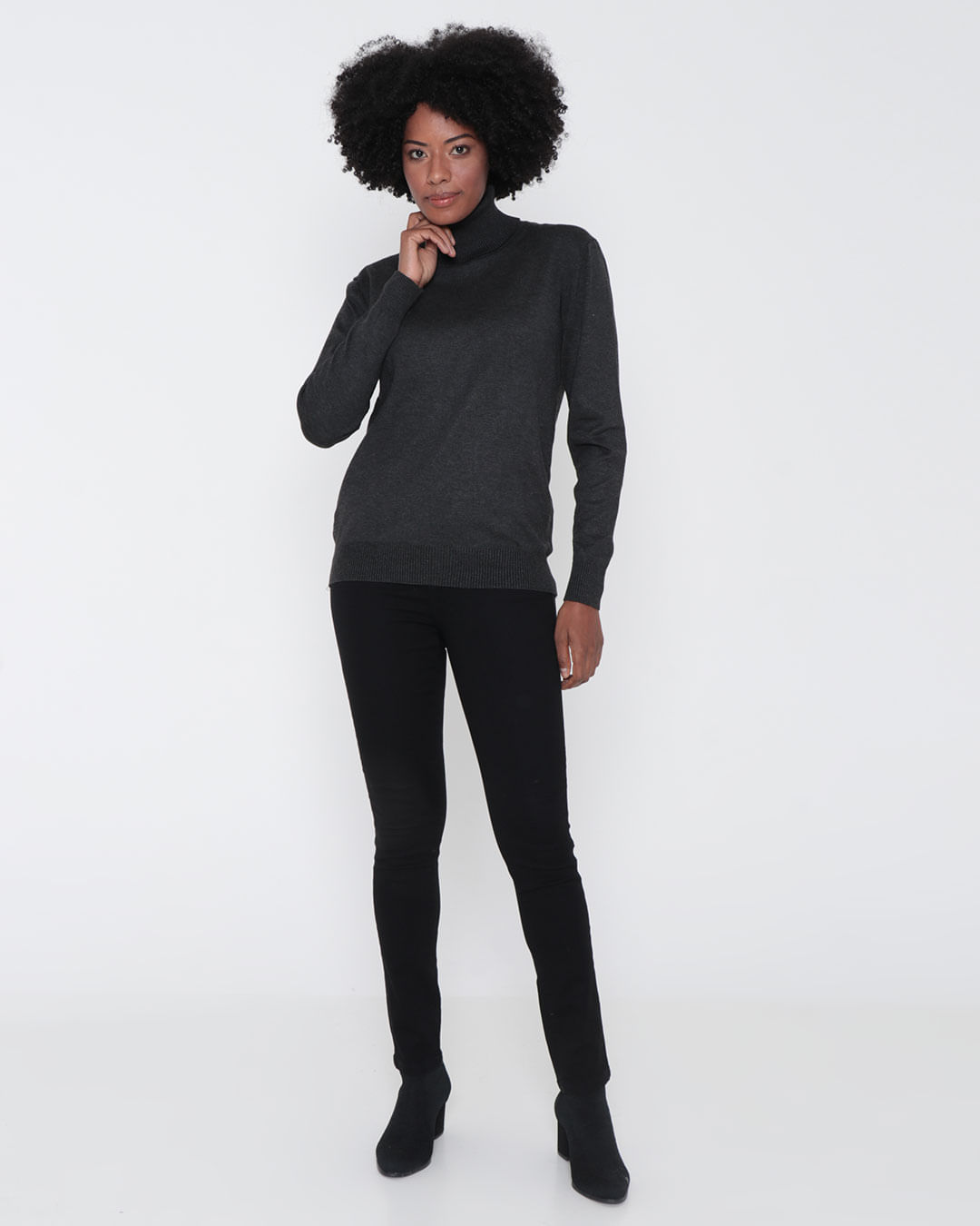 Blusa-Cy9504-Tricot-Gola-Alta---Mescla-Escuro