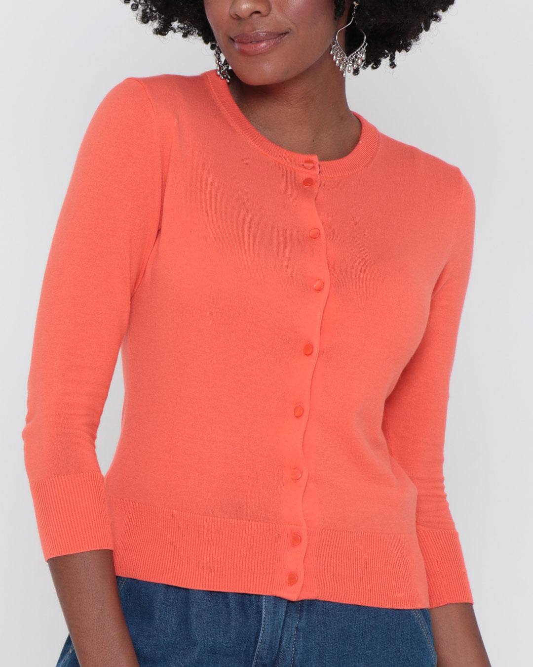 Blusa-Kk0782-Tricot-C-Botoes---Laranja-Medio