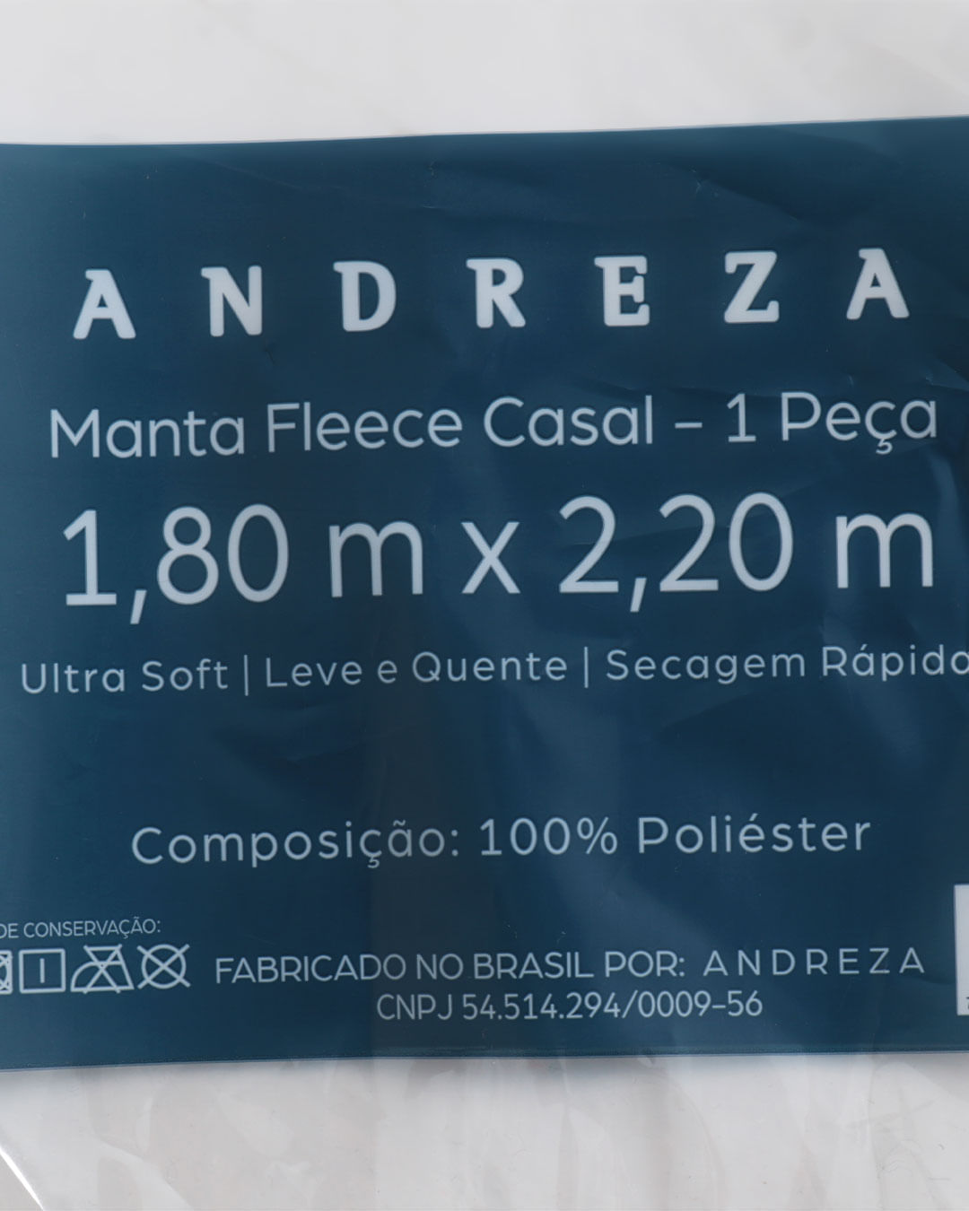 Manta-Fleece-Casal-Lisa-Sortida---Bege-Outros