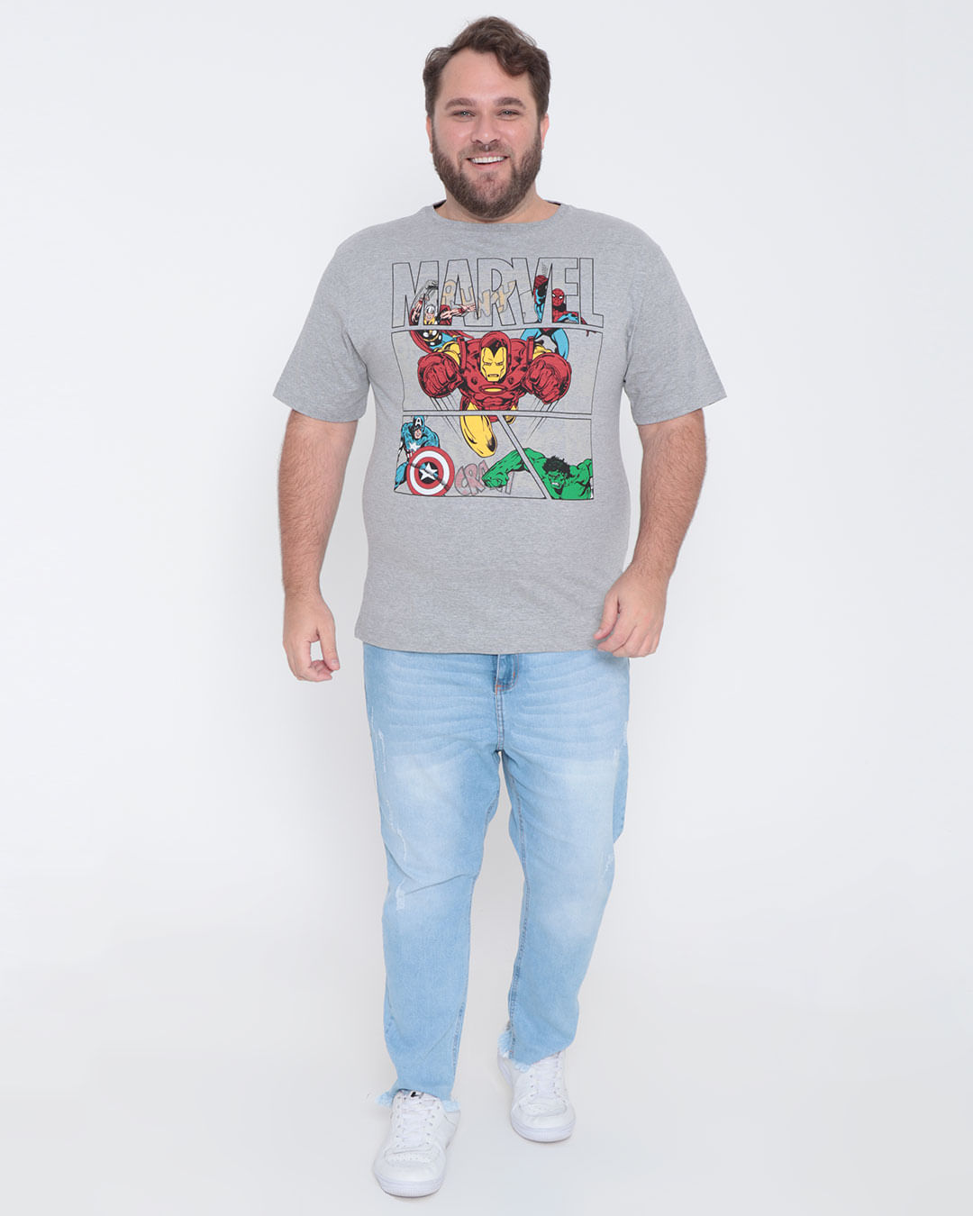 Camiseta-Trd195006-Marvel-Plus-M---Cinza-Claro