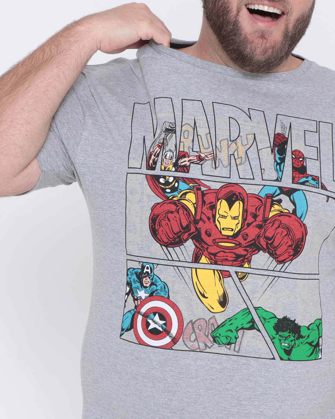 Camiseta-Trd195006-Marvel-Plus-M---Cinza-Claro