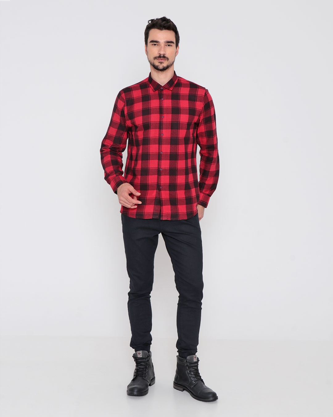 Camisa-Xadrez-Flanela-2846--Red---Vermelho-Xadrez