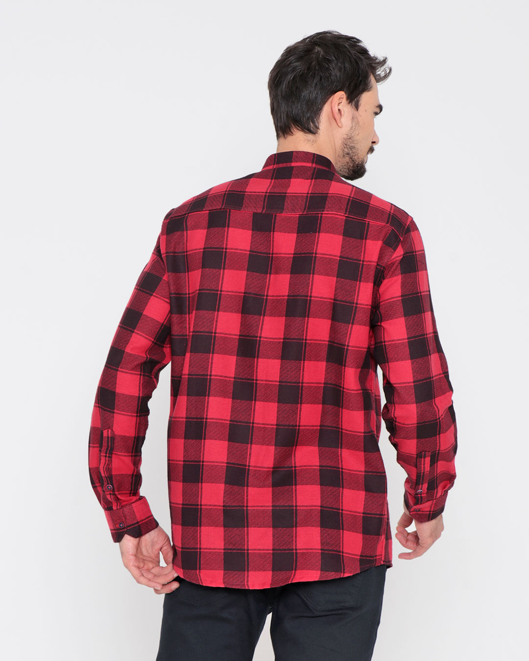 Camisa-Xadrez-Flanela-2846--Red---Vermelho-Xadrez