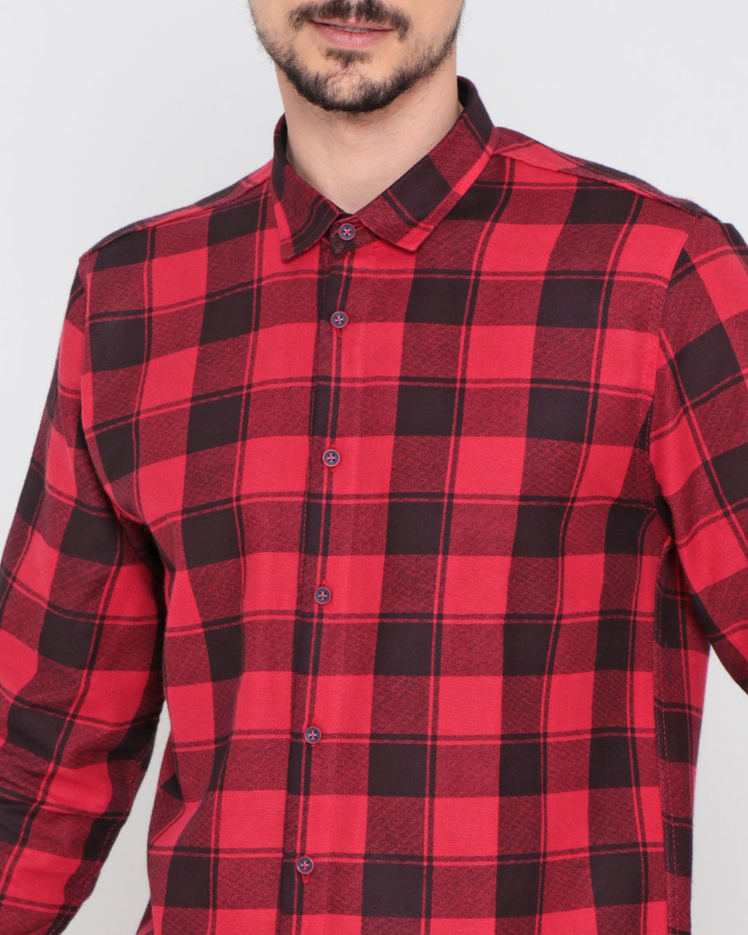 Camisa-Xadrez-Flanela-2846--Red---Vermelho-Xadrez