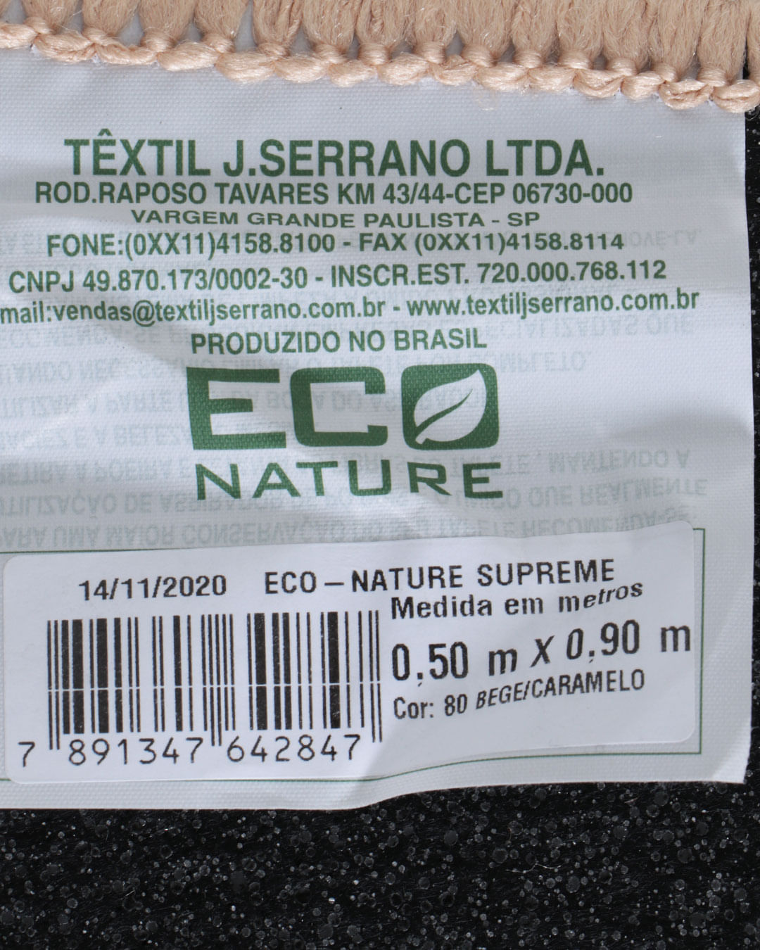 Tapete-Eco-Nature-50x90-Sisal-Sort---Bege-Claro