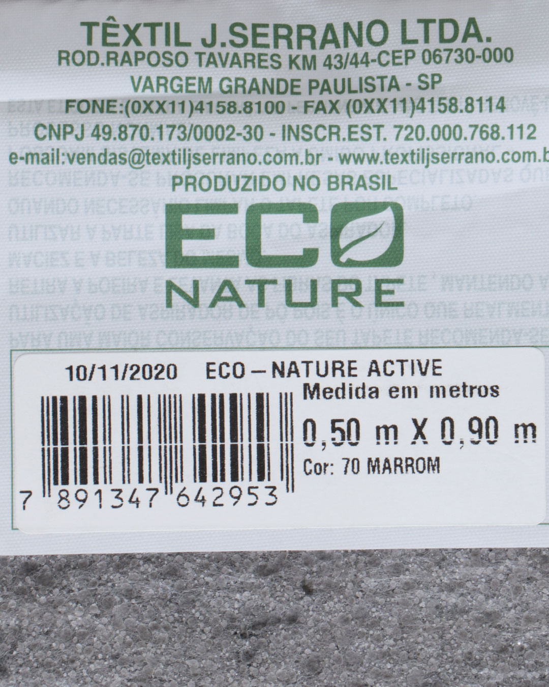 Tapete-Eco-Nature-50x90-Sisal-Sort---Marrom-Claro
