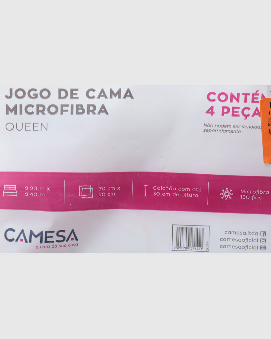 Jogo-De-Cama-Queen-Micro----4-Pecas---Amarelo-Claro