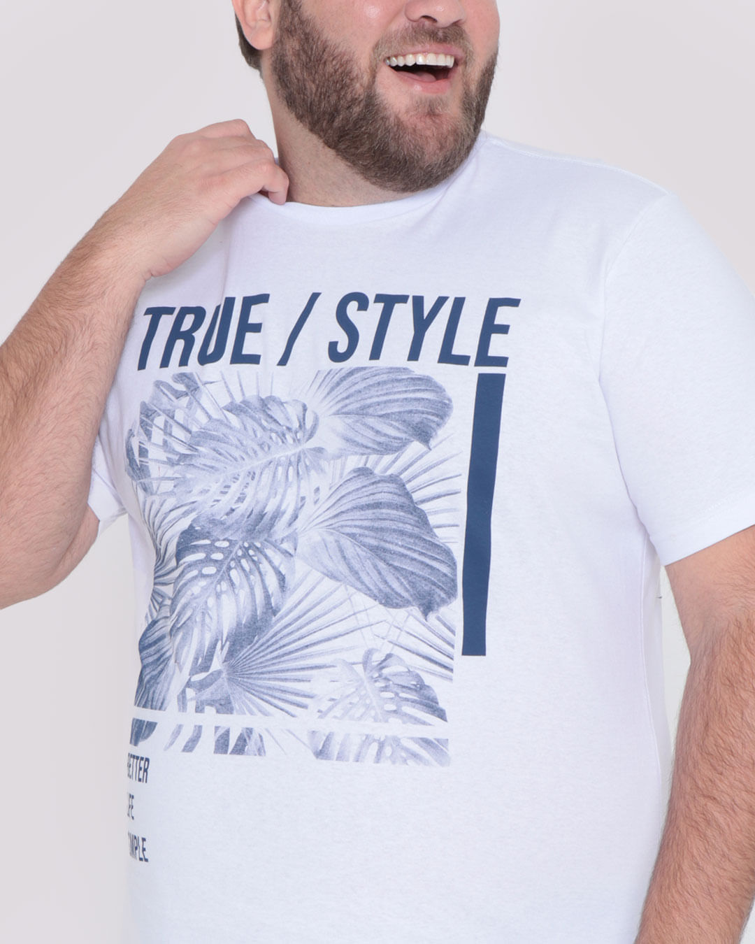 Camiseta-Ttps318-Folhagem-Plus---Branco