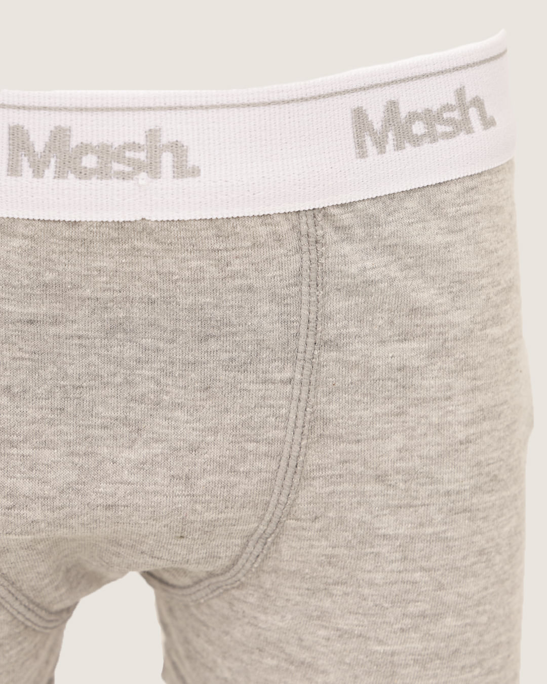 Cueca-Boxer-Mash-Lisa-Info---Cinza-Claro