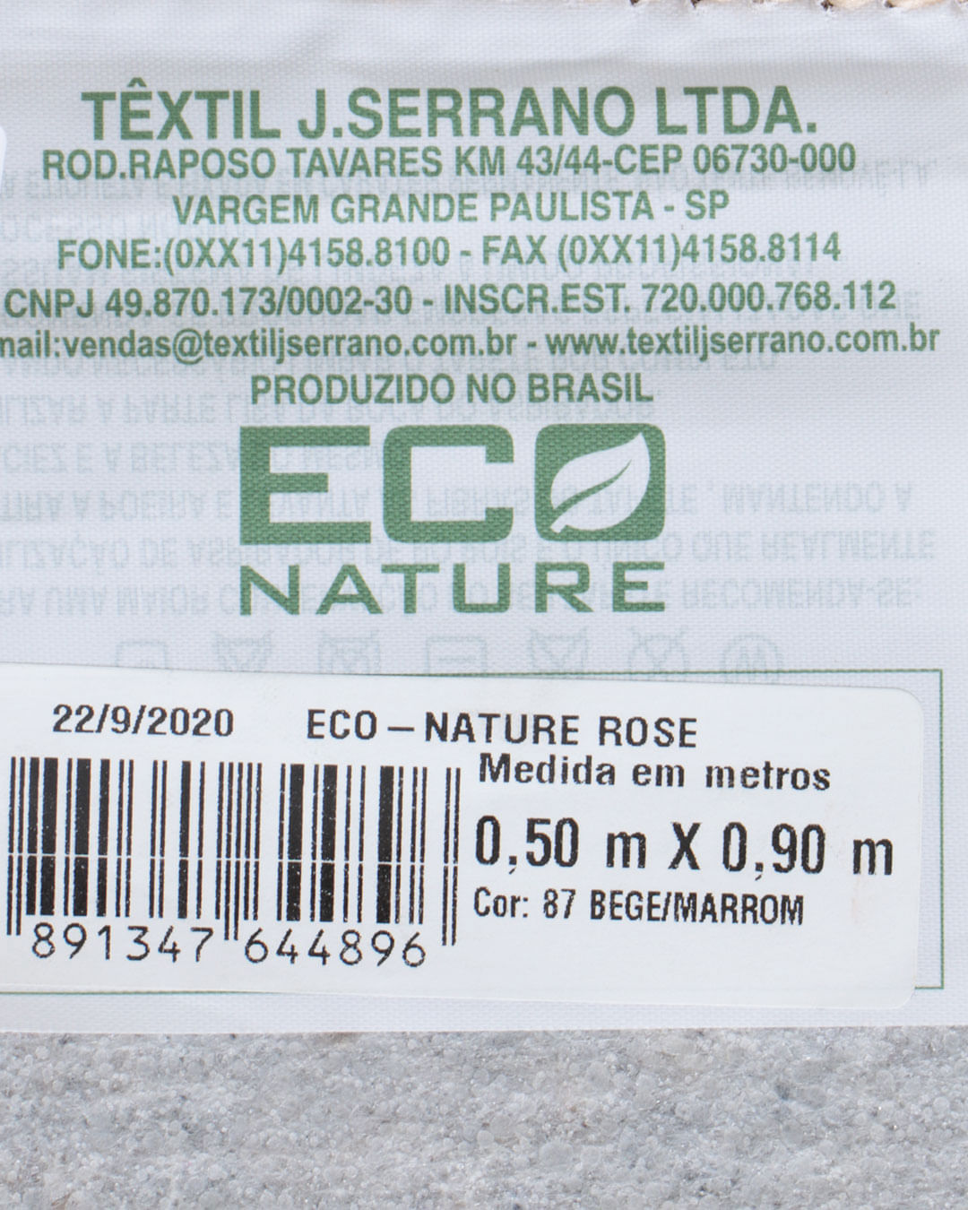 Tapete-Eco-Nature-50x90-Sisal-Sort---Off-White-Outros