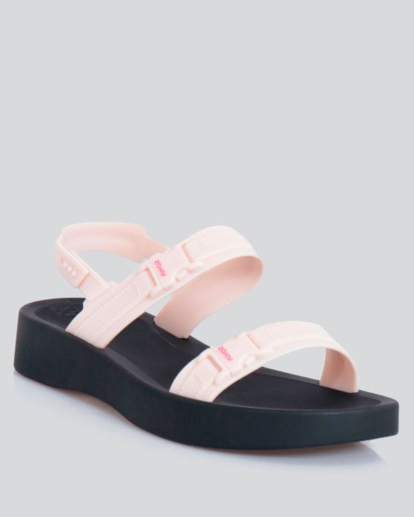 Sandália Feminina Papete Flatform Zaxy Aventureira Preta 38