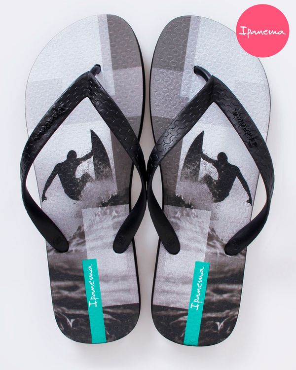 Chinelo Ipanema Masculino Urbano Surf Preto 37/38