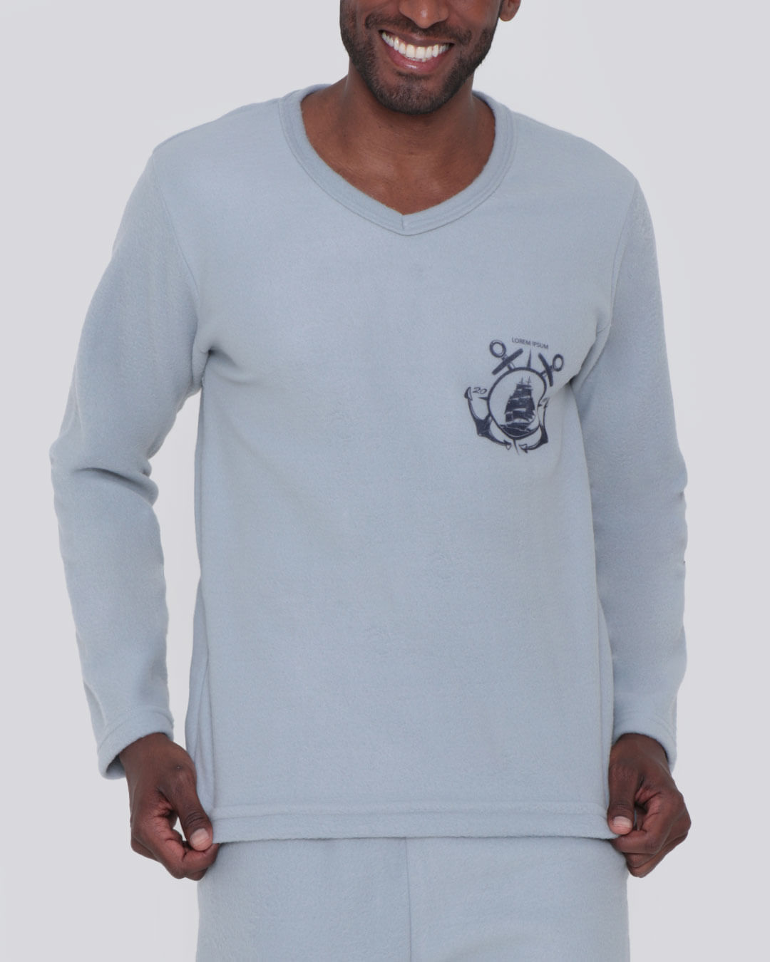 Pijama-Soft-Gola-V-Ref-404-3---Cinza-Claro