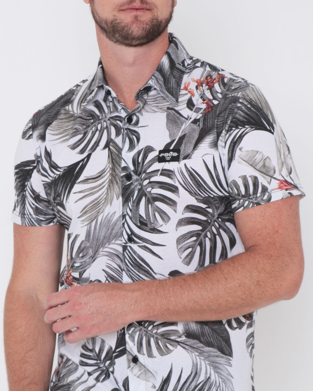 Camisa-Mc-26685cmc-Folhas-Bco-Pgg---Branco-Floral