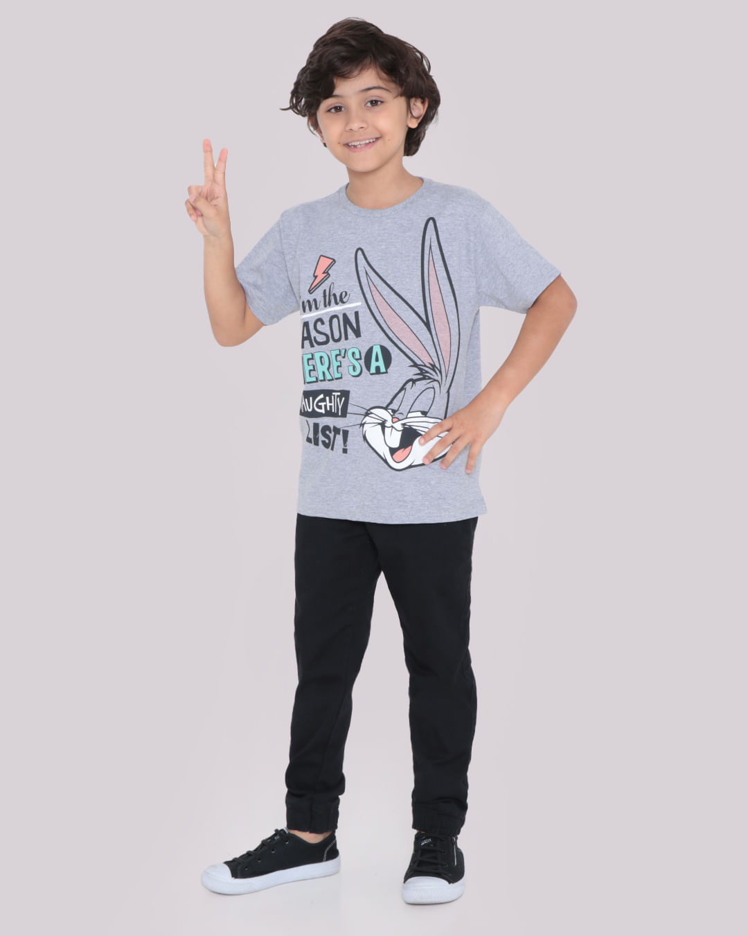Camiseta-Ch30709-Mc-M410-Looney---Cinza-Claro