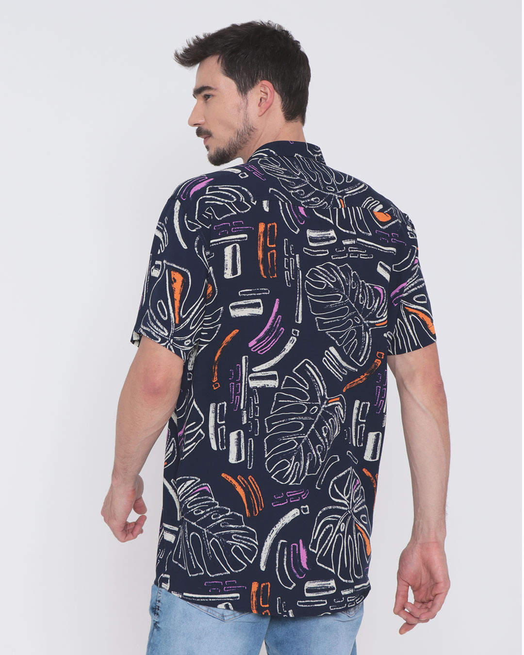 Camisa-Viscose-5023050-Urbano---Marinho-Floral