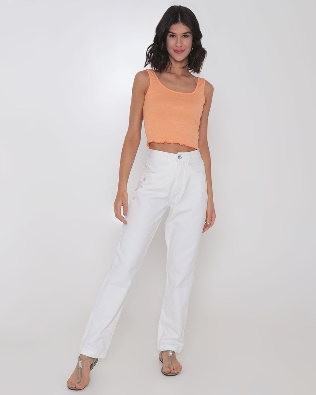 Regata-031069-Cropped-Frufru-Papaya---Laranja-Claro