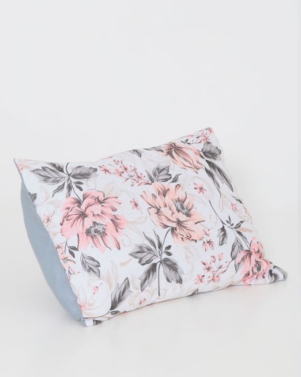Fronha Matelada Malha 30/1 Edromania Floral Cinza UN