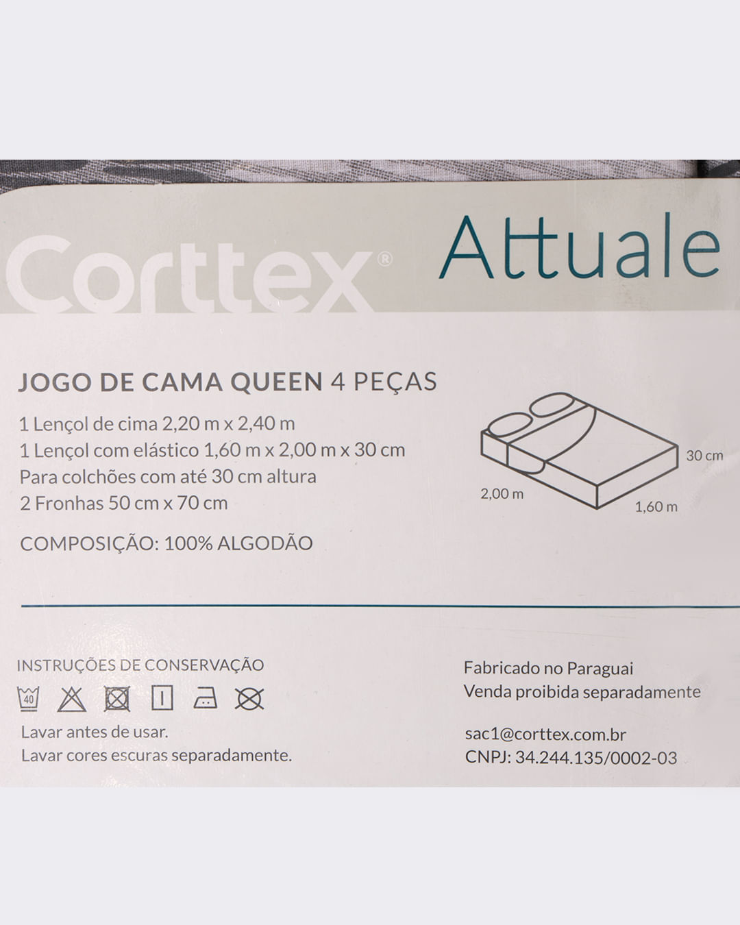 Jg-De-Cama-Attuale-150-Fios-Queen---Cinza-Outros