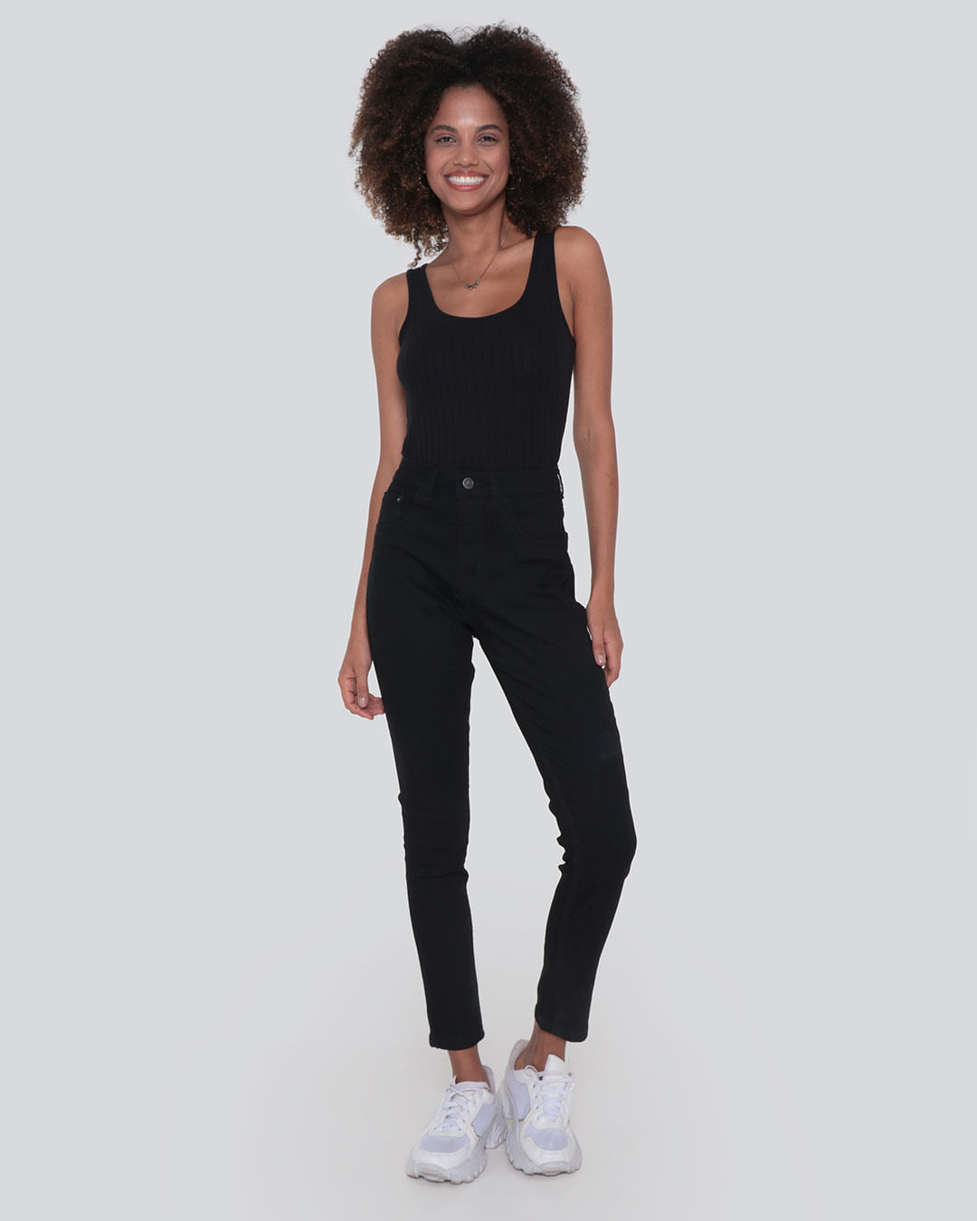 Calca-V18641-Jns-Skinny-Brilh-Fem-Ad---Black-Jeans-Escuro
