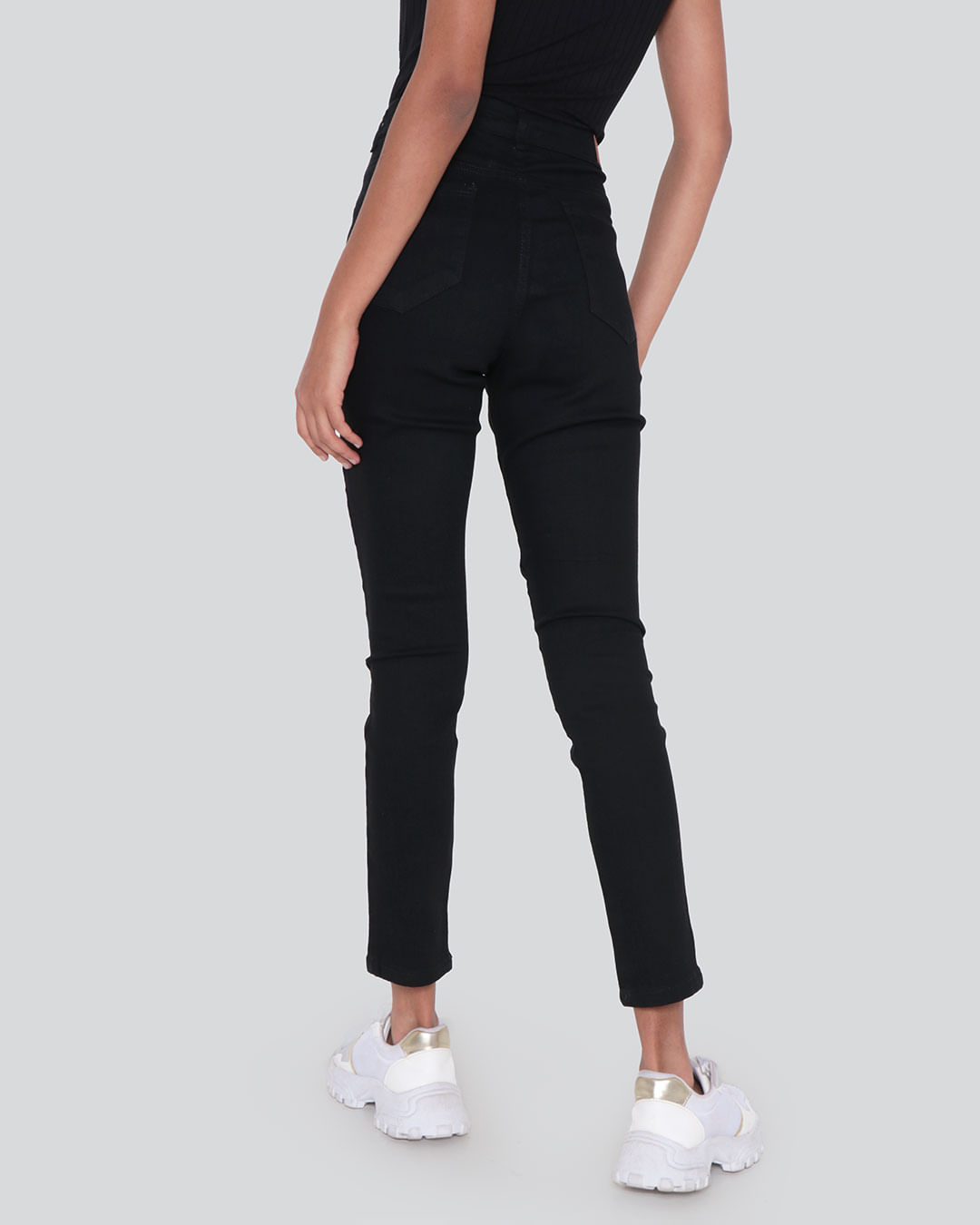 Calca-V18641-Jns-Skinny-Brilh-Fem-Ad---Black-Jeans-Escuro