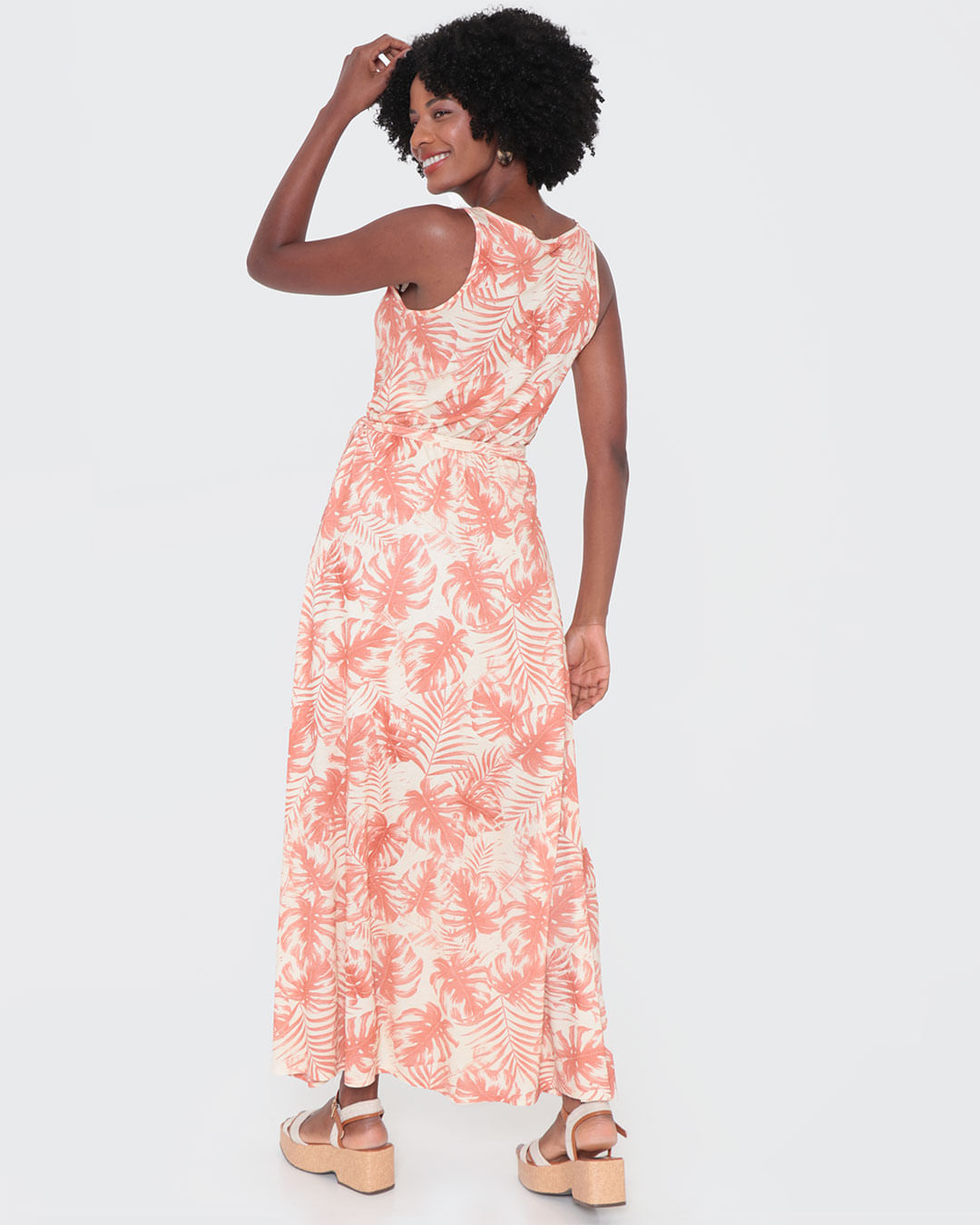 Vestido-Tt212-Longo-Estampado---Laranja-Floral