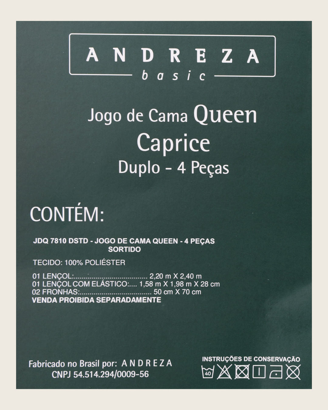 Jogo-De-Cama-Queen-Caprice---4-Pecas---Bege-Geometrico