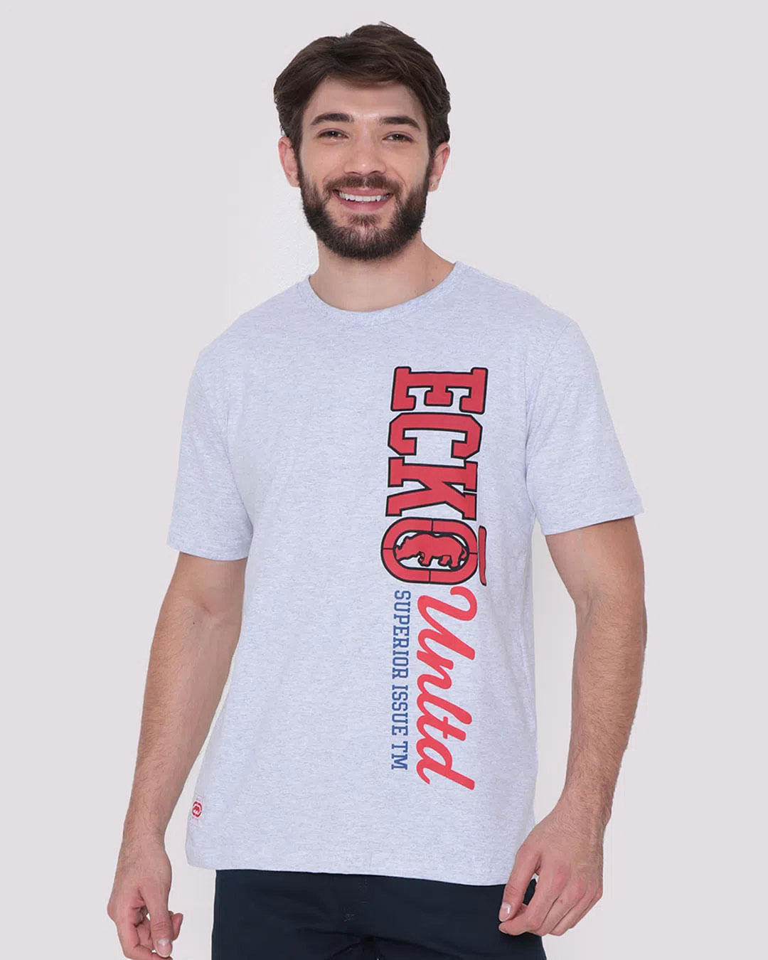 Camiseta-Ecko-U955a-Gelo-Pgg---Cinza-Claro